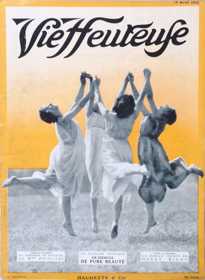Exercice de Pure Beauté, illustration de couverture de Vie Heureuse, 15 avril 1913 - French School