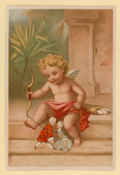 Putto jouant - French School