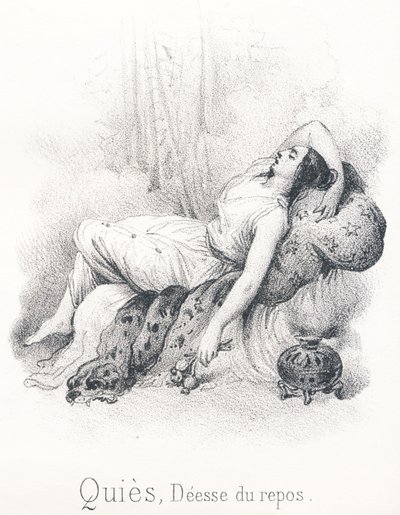 Quies : Déesse de la tranquillité et du repos, elle avait pour épouse Sommeil, fils de l