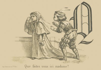 Que faites-vous ici, madame ? - French School