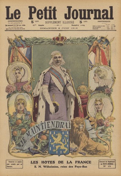 Reine Wilhelmine des Pays-Bas - French School
