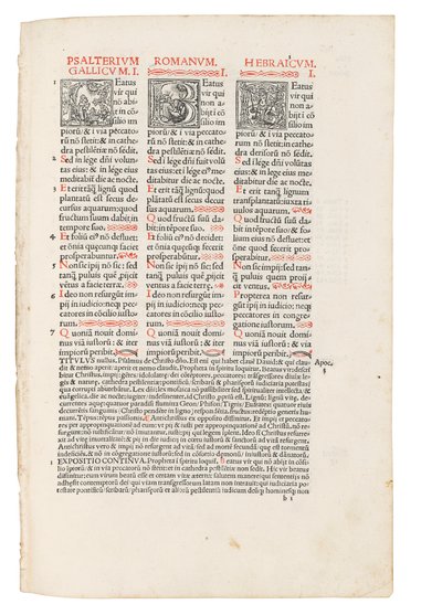 Quincuplex Psalterium, édité par Jacques Le Fèvre d