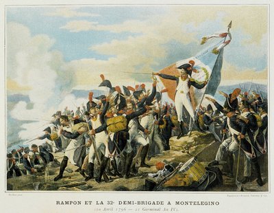 Rampon et la 32e demi-brigade à Monelegino, 10 avril - French School