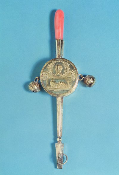 Hochet appartenant au Roi de Rome (or) - French School