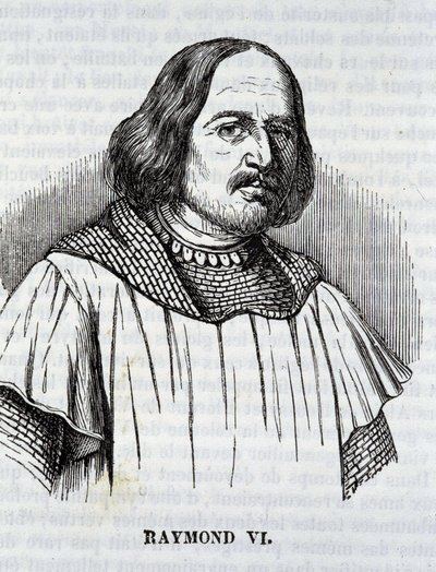 Raymond VI dans "La Mosaïque du midi", Toulouse - French School