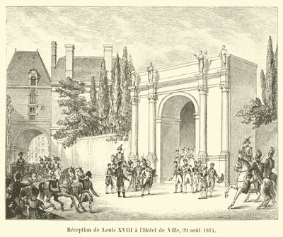 Réception de Louis XVIII à l