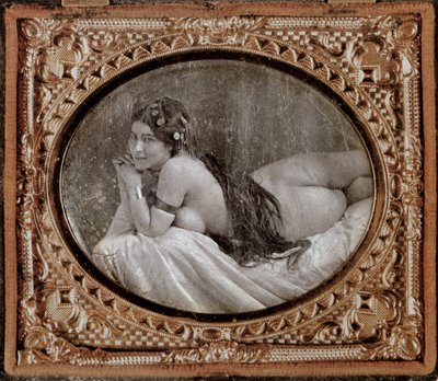 Nu allongé, vers 1850, d
