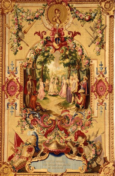 Tapisserie des Gobelins de la Régence avec l