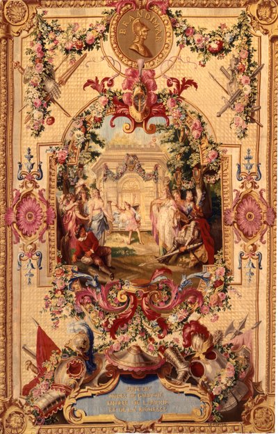 Tapisserie des Gobelins de la Régence avec l