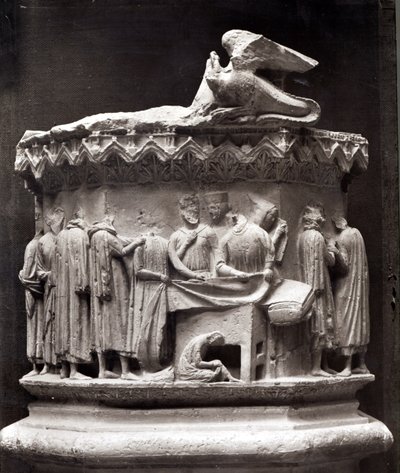 Relief représentant des drapiers - French School