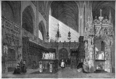 Architecture religieuse : vue du chœur de l