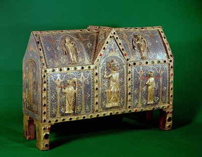Coffre reliquaire de Saint Calminius, Limoges - French School