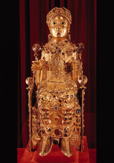Statue reliquaire de Sainte Foy, vers 980 - French School