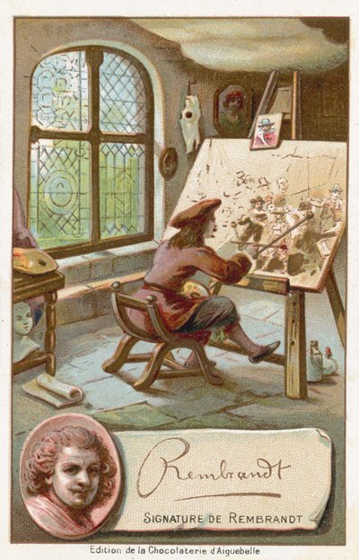 Rembrandt van Rijn, artiste néerlandais - French School