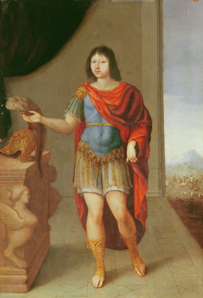 René de Froullay, Comte de Tessé déguisé en Guerrier Romain - French School