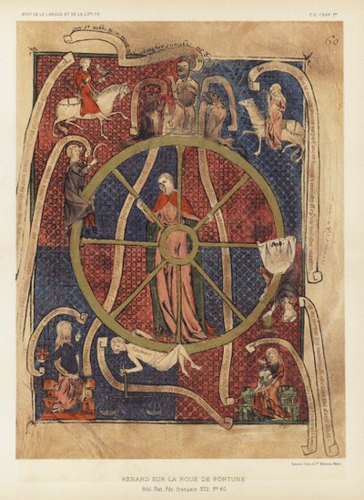 Renard sur la Roue de Fortune - French School