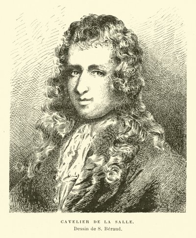 René-Robert Cavalier de La Salle, explorateur français - French School