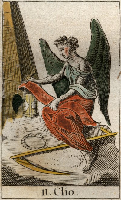 Représentation de Clio, muse de l