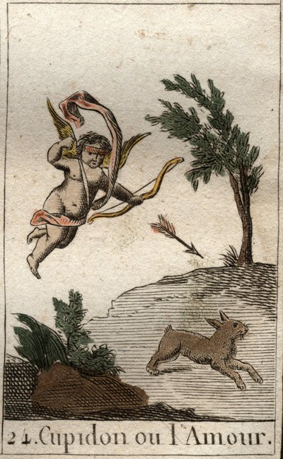 Représentation de Cupidon, ou Amour, serviteur de Vénus, en tant qu