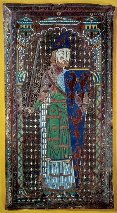Représentation de Geoffroi V Le Bel Plantagenêt (Comte du Maine et d