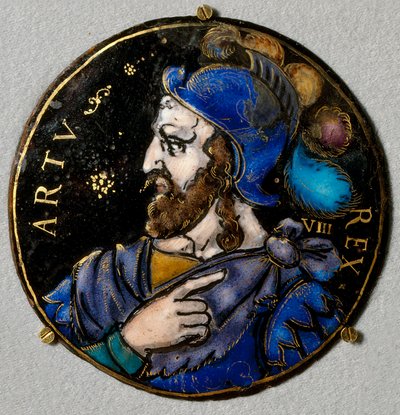 Représentation du roi Arthur, roi légendaire des Bretons - French School