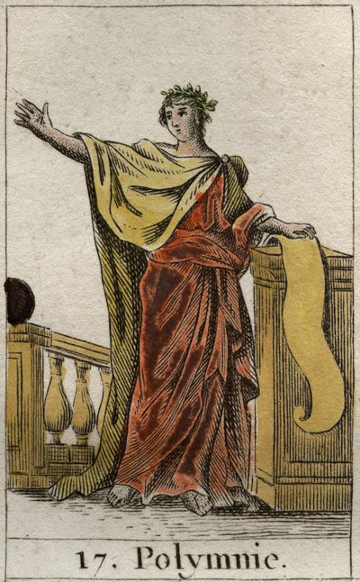 Représentation de Polyhymnie, muse de l