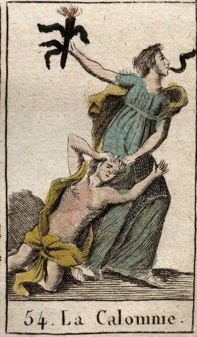 Représentation de la Calomnie, fille de l