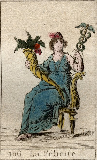 Représentation de la déesse de la Félicité (ou Eudémonia) tenant d