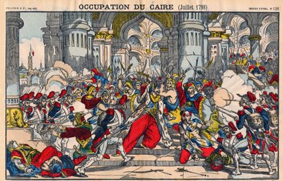 Représentation de la révolte des habitants du Caire contre l
