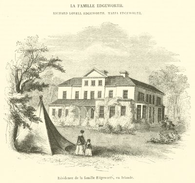 Résidence de la famille Edgeworth, en Irlande - French School