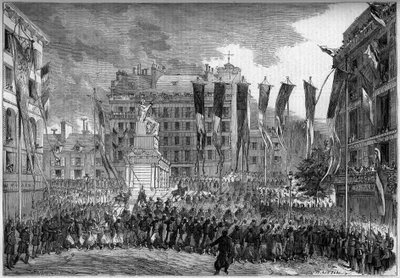 Retour des troupes françaises après le Risorgimento, Paris - French School
