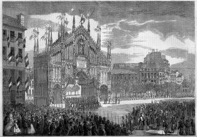 Retour des troupes après le Risorgimento, Paris - French School