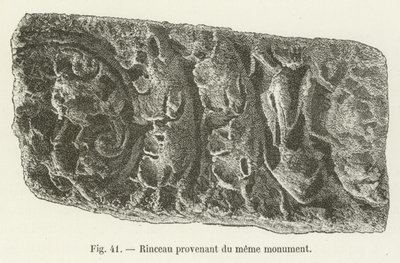 Rinceau provenant du même monument - French School