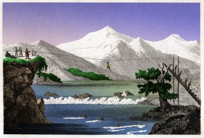 Rio Magdalena (gravure, vers 1840) - French School