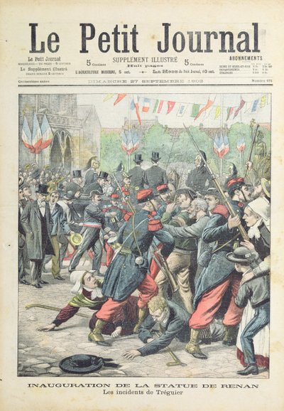 Émeute à Tréguier lors de l