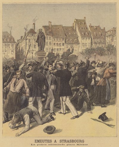 Émeutes à Strasbourg - French School