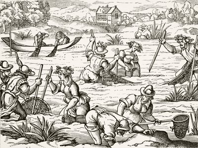 Pêche en rivière, de 