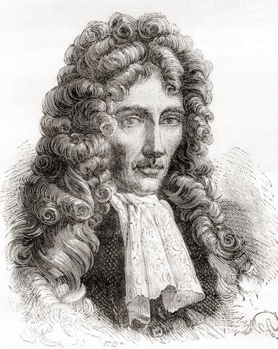 Robert William Boyle, philosophe naturel anglo-irlandais, chimiste, physicien et inventeur, de Les Merveilles de la Science, pub.1870 - French School