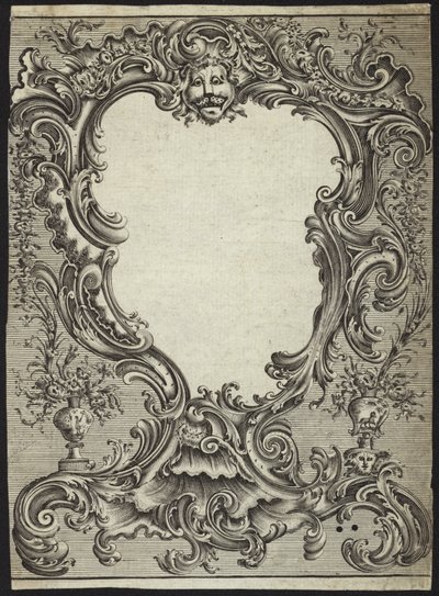 Design rococo pour un cadre - French School