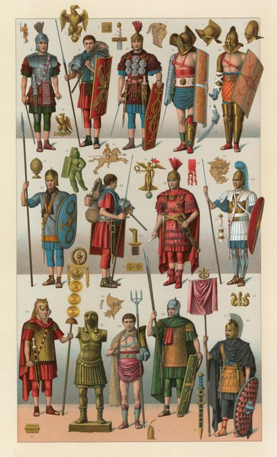 Costume romain - French School