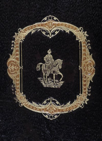Couverture de style romantique de "Album des Voyages" - French School