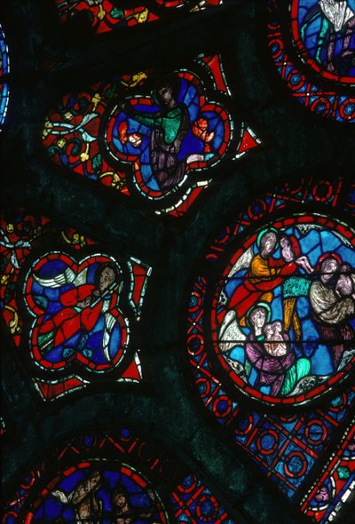 Détail de la rosace - French School