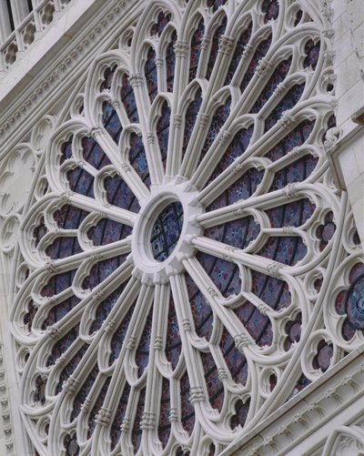 Rosace de la façade ouest, vers 1270 - French School