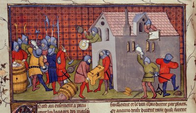 Royal MS 20 CVII f.41v, Pillage d