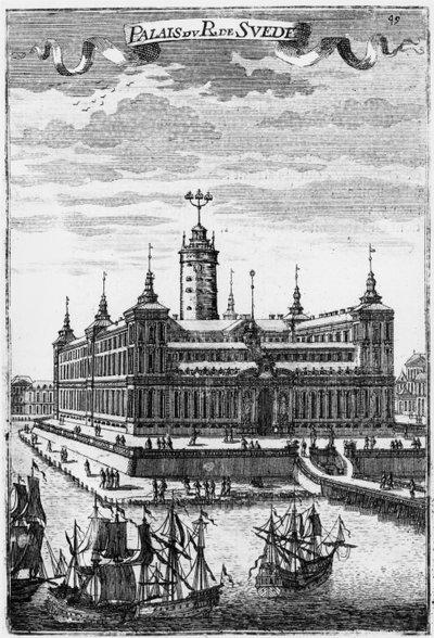 Palais Royal de Stockholm, illustration de Description de l