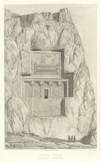 Tombeau royal, Naksh-i-Rustem - French School