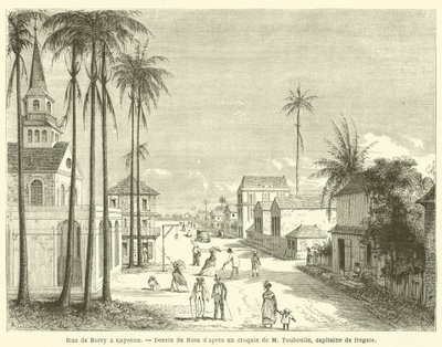 Rue de Berry à Cayenne - French School