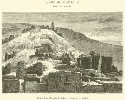 Ruines de la cité arabe de Kalaa - French School