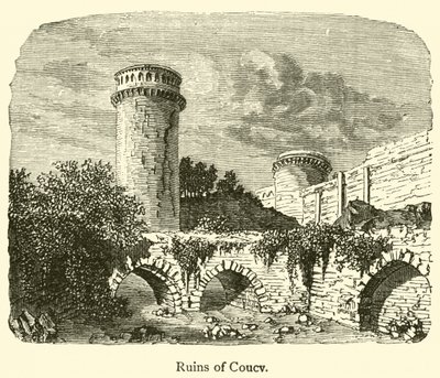Ruines de Coucy - French School