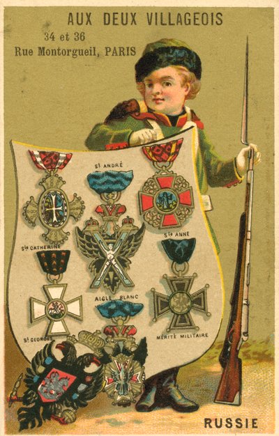 Médailles russes - French School